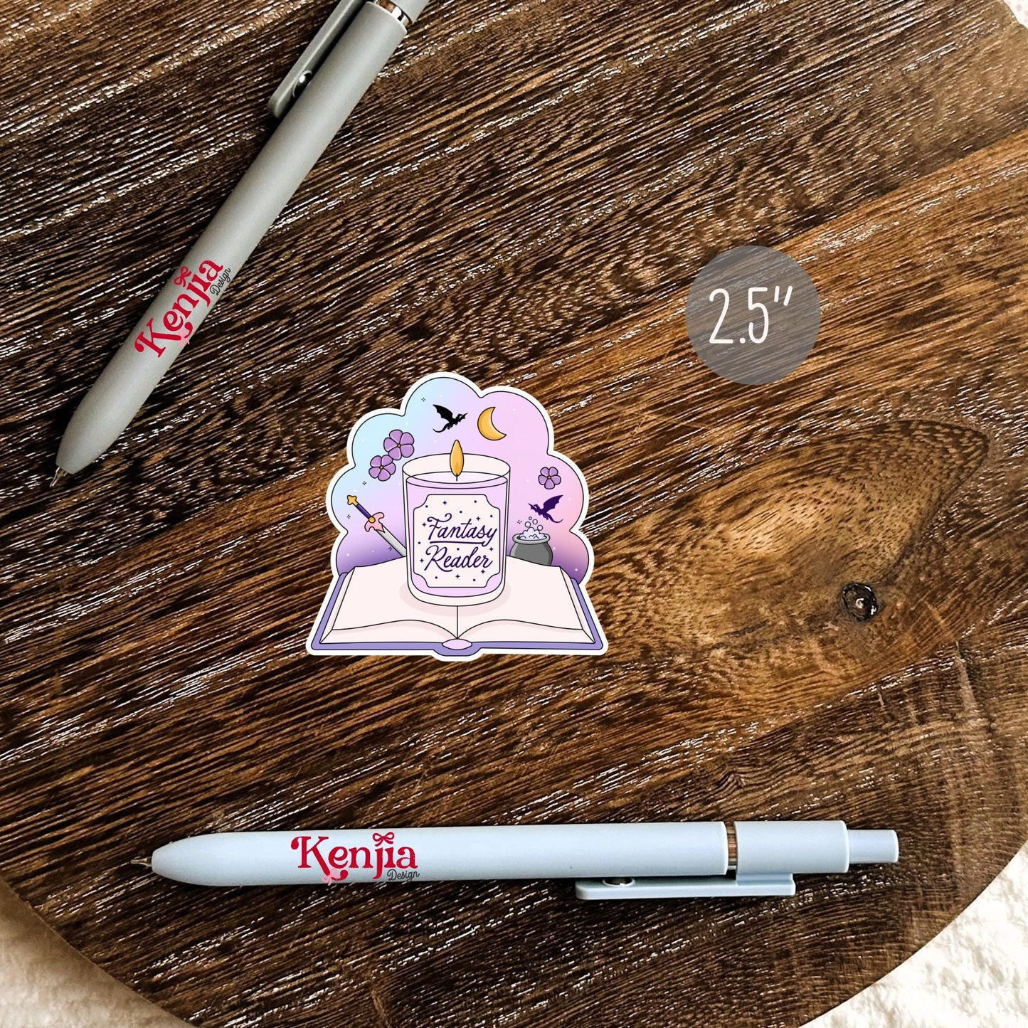 Fantasy Reader Stickers / Book stickers / Booktok / Kindle Stickers / Book Lover Gift / Water Bottle Sticker / Cute Dragon Book Stickers