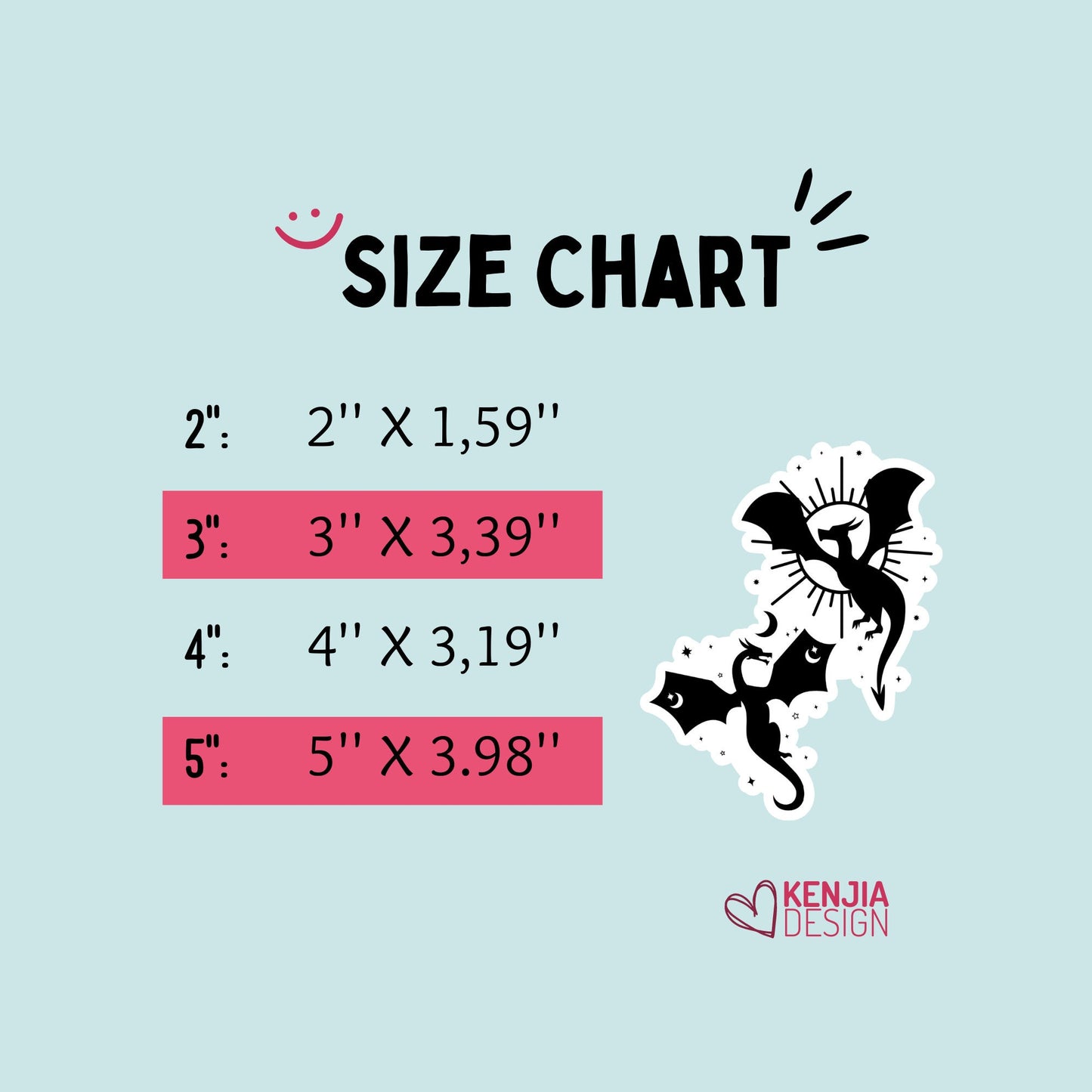 Celestial Dragons Stickers and Magnets | Fantasy Reader Waterproof Sticker | Bookish Laptop Water Bottle Black Sticker | Reader DND Stickers