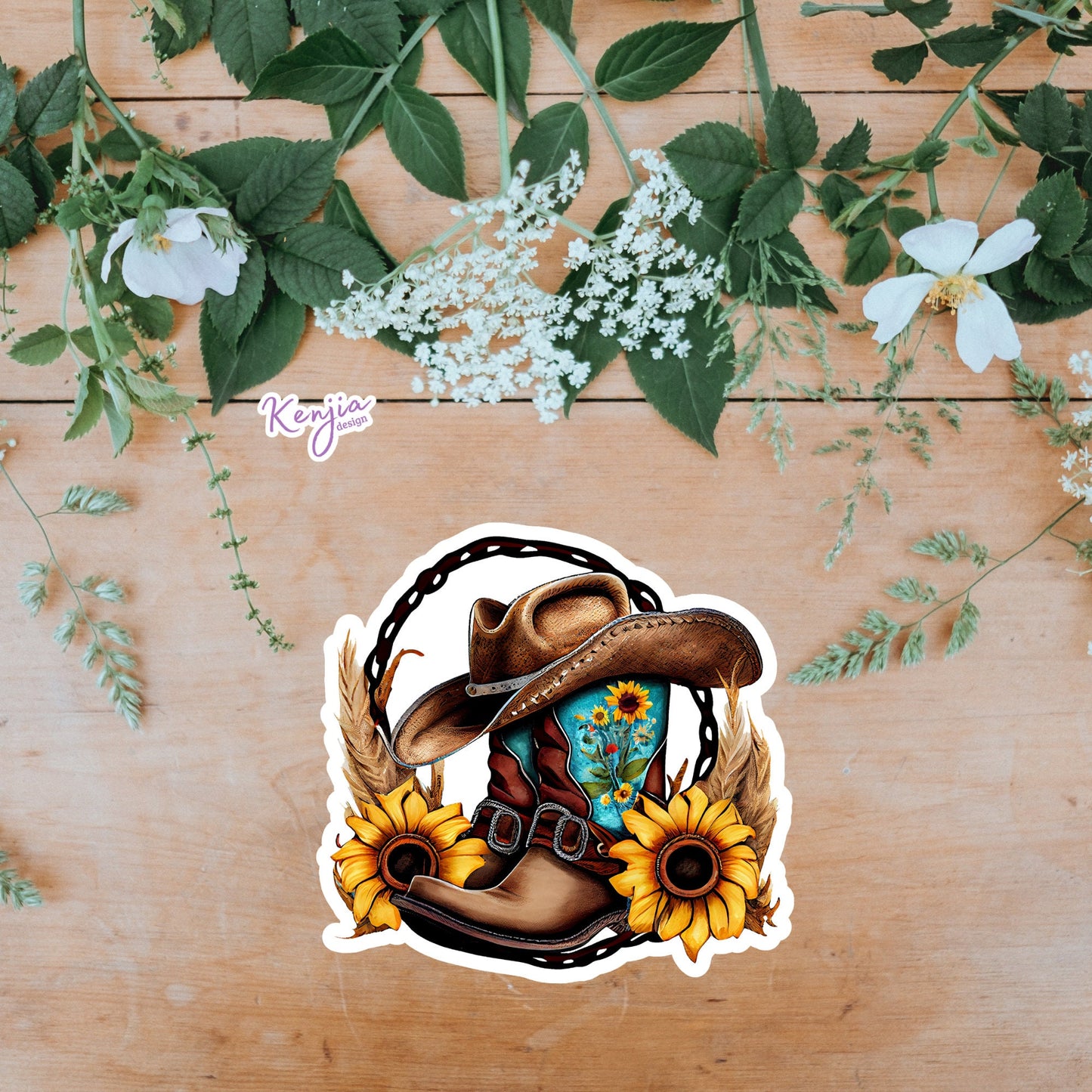 Western Horse Sticker For Water Bottle / Western Boots Stickers and Fridge Magnets For planner, book, Laptop, Kindle stickers