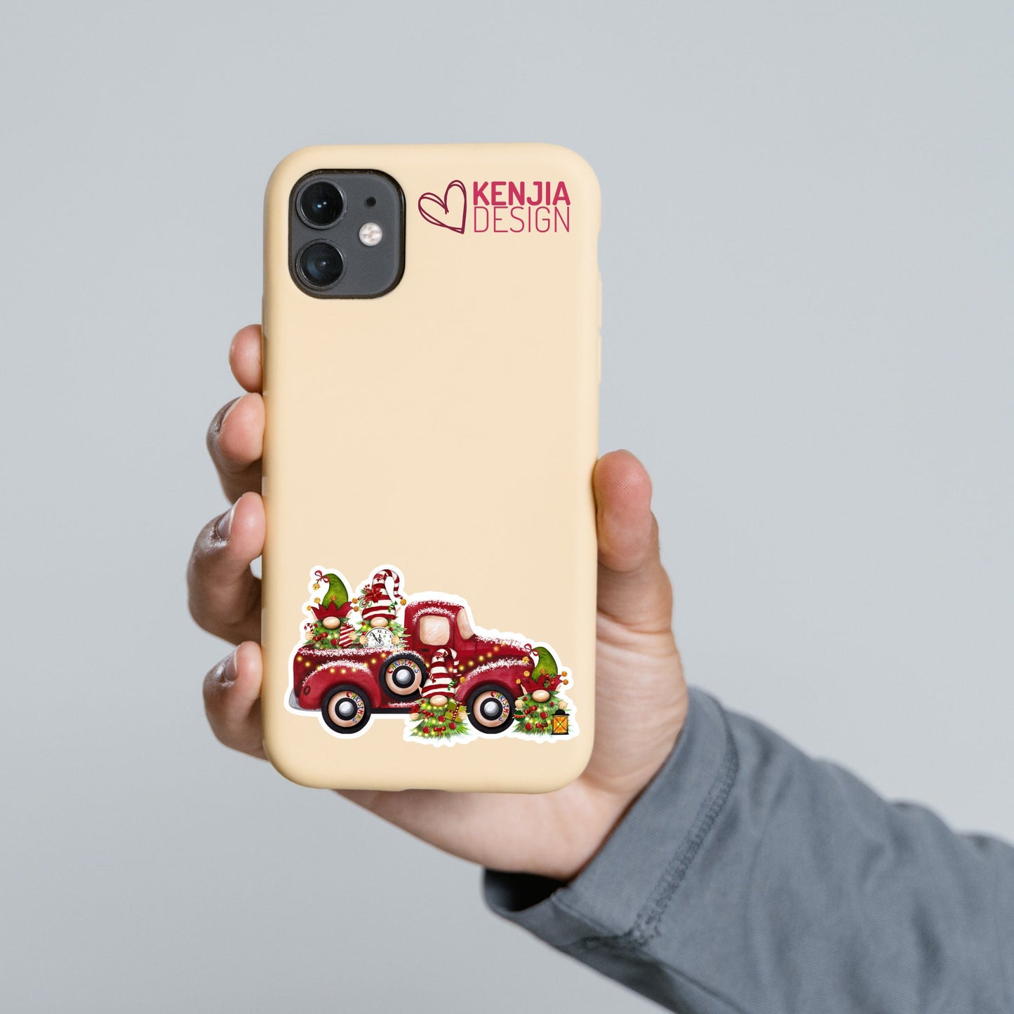 12 Days of Christmas Gnome Stickers  Vintage Red Truck Christmas Deco for Holiday Planner Stickers Gifts, Dishwasher Magnet