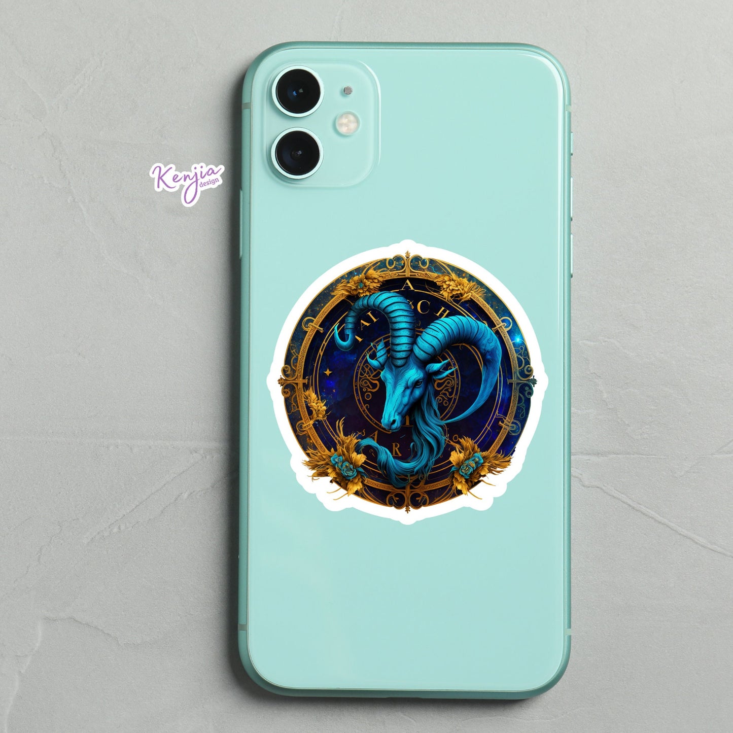 Astrology Zodiac Capricorn Sign Stickers , Planner stickers, laptop stickers, Cute Stickers, Refrigerator and Dishwasher Magnet