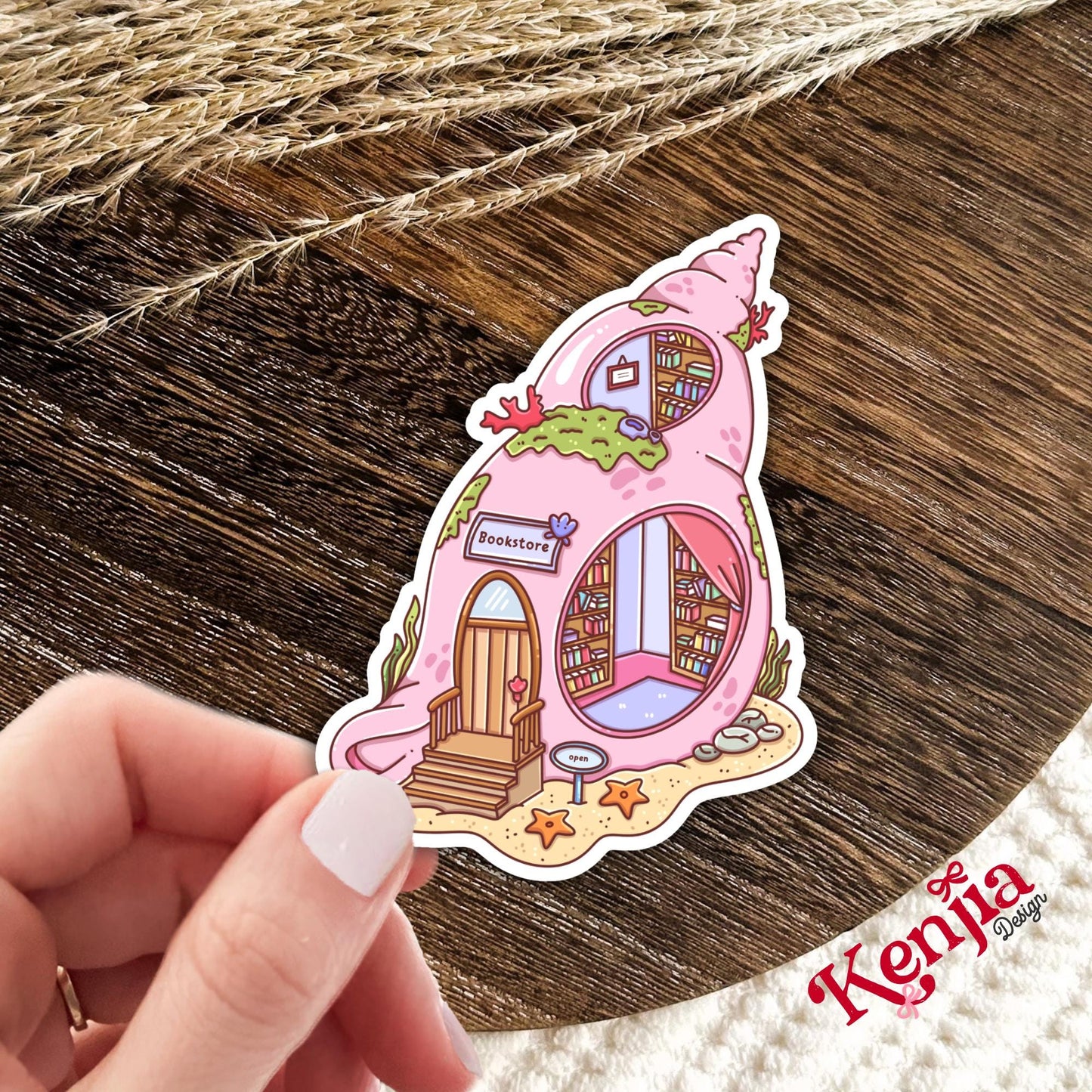 Summer Bookstore Sticker / Beach Reading / Book stickers / Booktok / Kindle Stickers / Book Lover Gift / Bookish Stickers