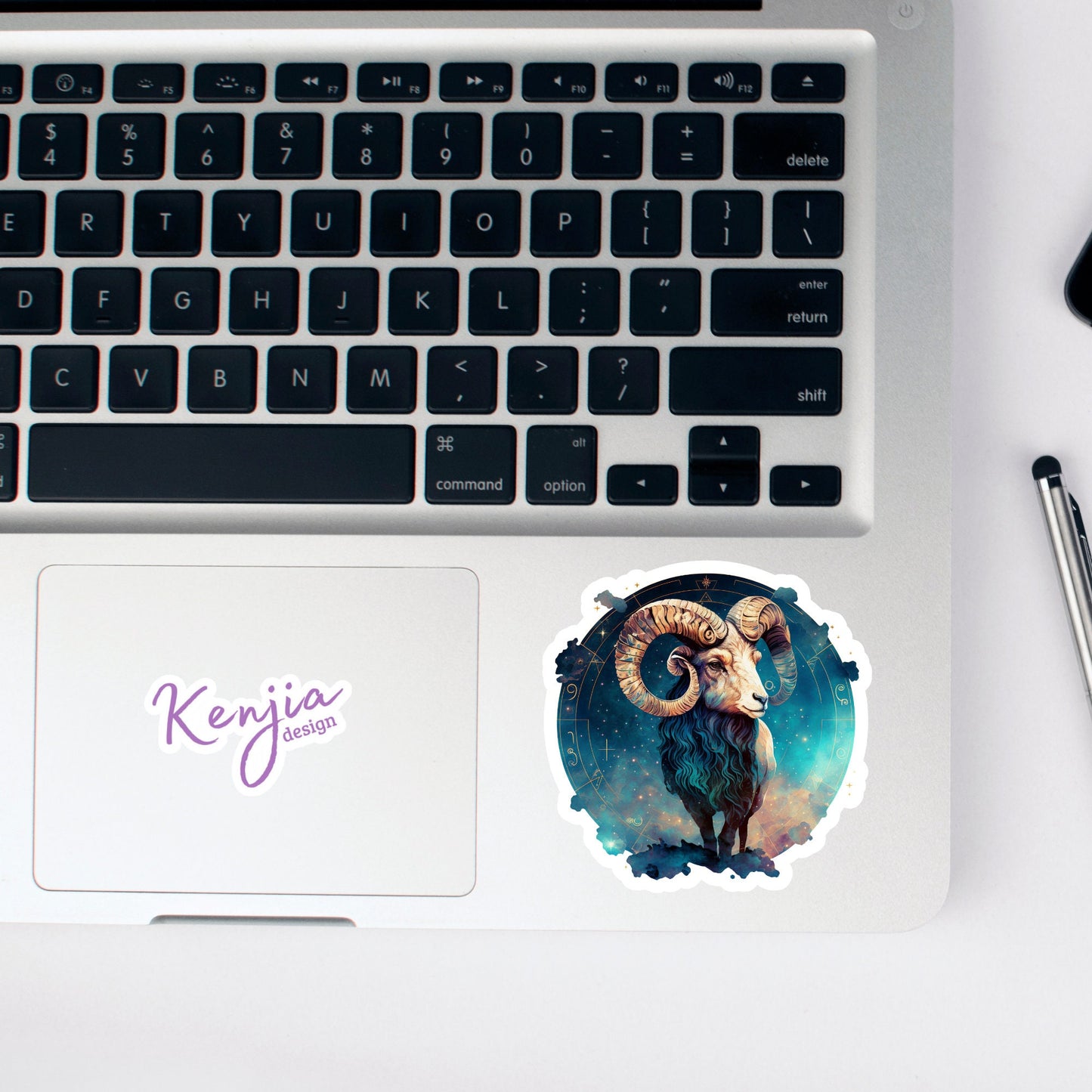 Astrology Zodiac Aries Sign Sticker, Waterproof and Dishwasher Safe Handmade cute Vinyl Sticker gift, planner, bumper, laptop stickers