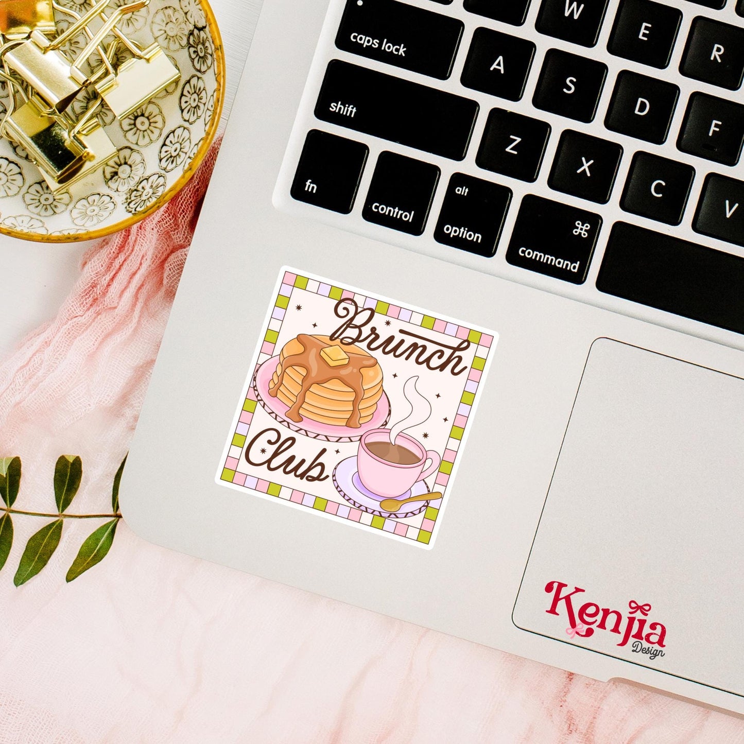 Brunch Club Stickers / Pancakes and Coffee / Mental Health Stickers / Water Bottle Sticker / Cute Laptop Vinyl Stickers / Funny Sticker