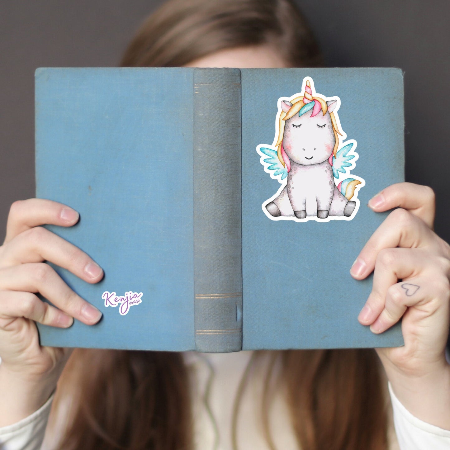 Unicorn Stickers and Fridge Magnets Cute Funny Kawaii Rainbow for Planner, Hydroflask, MacBook Computer, Luggage, Party, Best Friend Gift