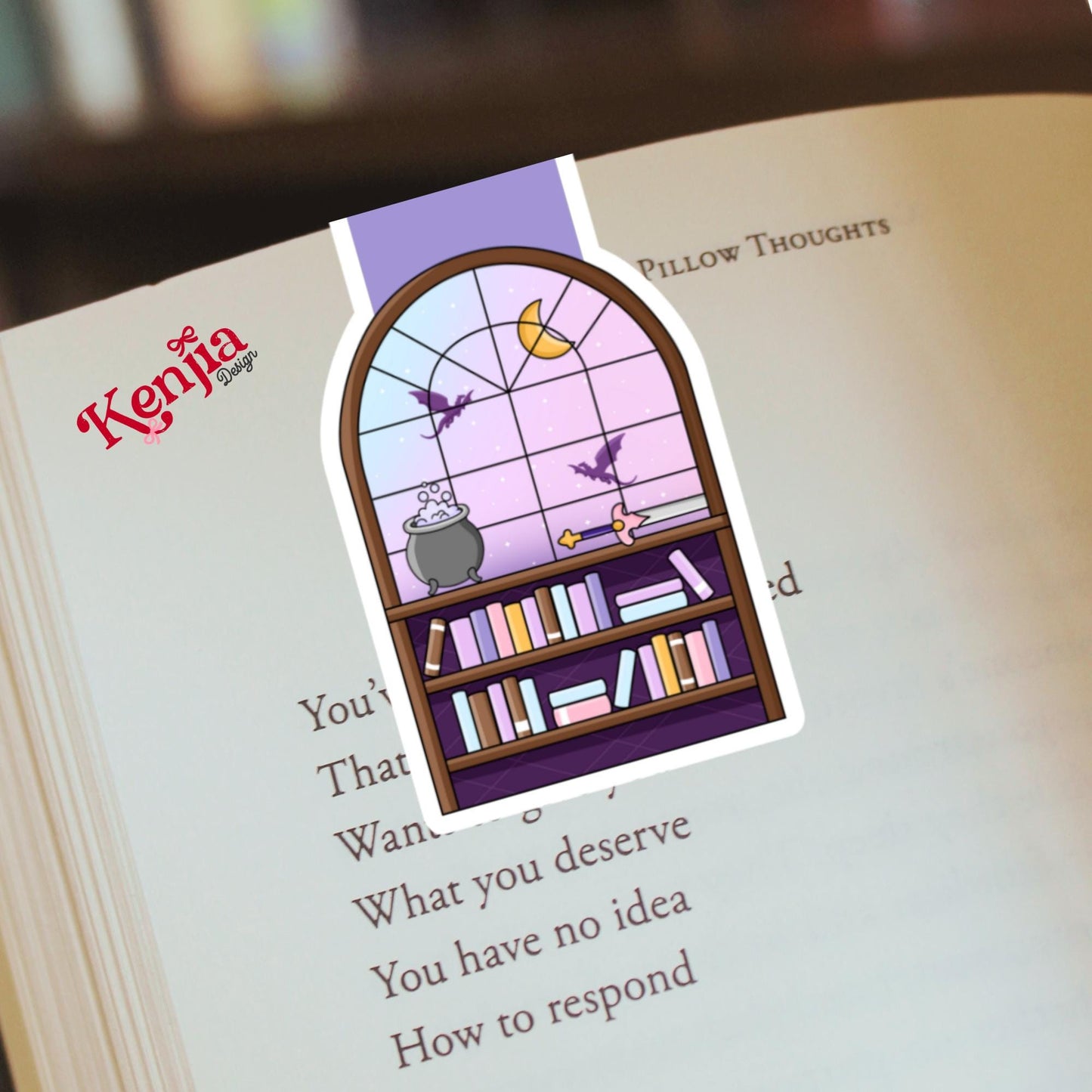 Fantasy Bookshelf Bookmark / Booktok / Book Lover Gift / Funny Dragon Bookish Bookmark / Bookish Merch / Fantasy Reader / Reading Lover