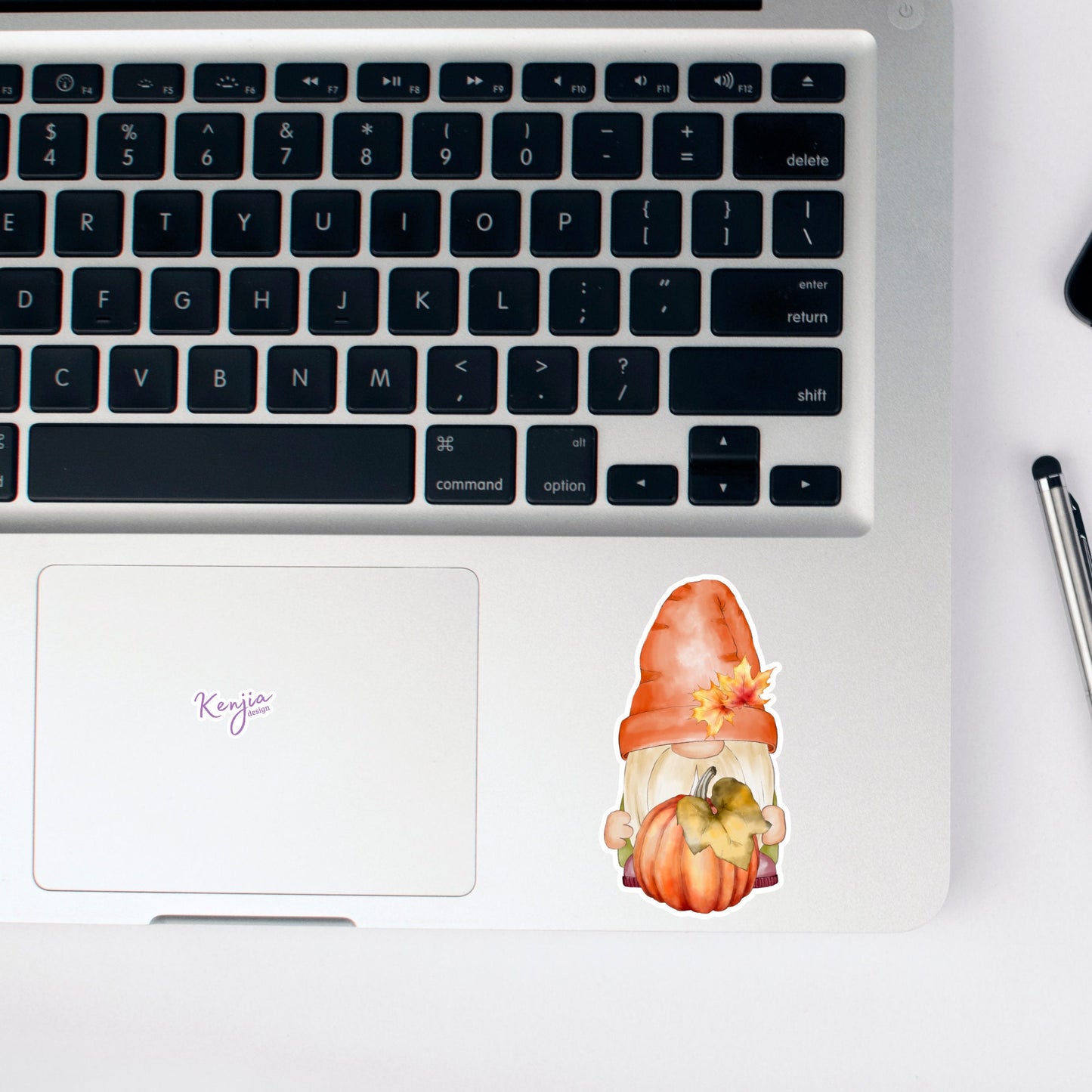 Cute Funny Fall Halloween Gnome Stickers and Fridge Magnets with Pumpkin for Planner, Hydroflask, MacBook Computer, Luggage, Party