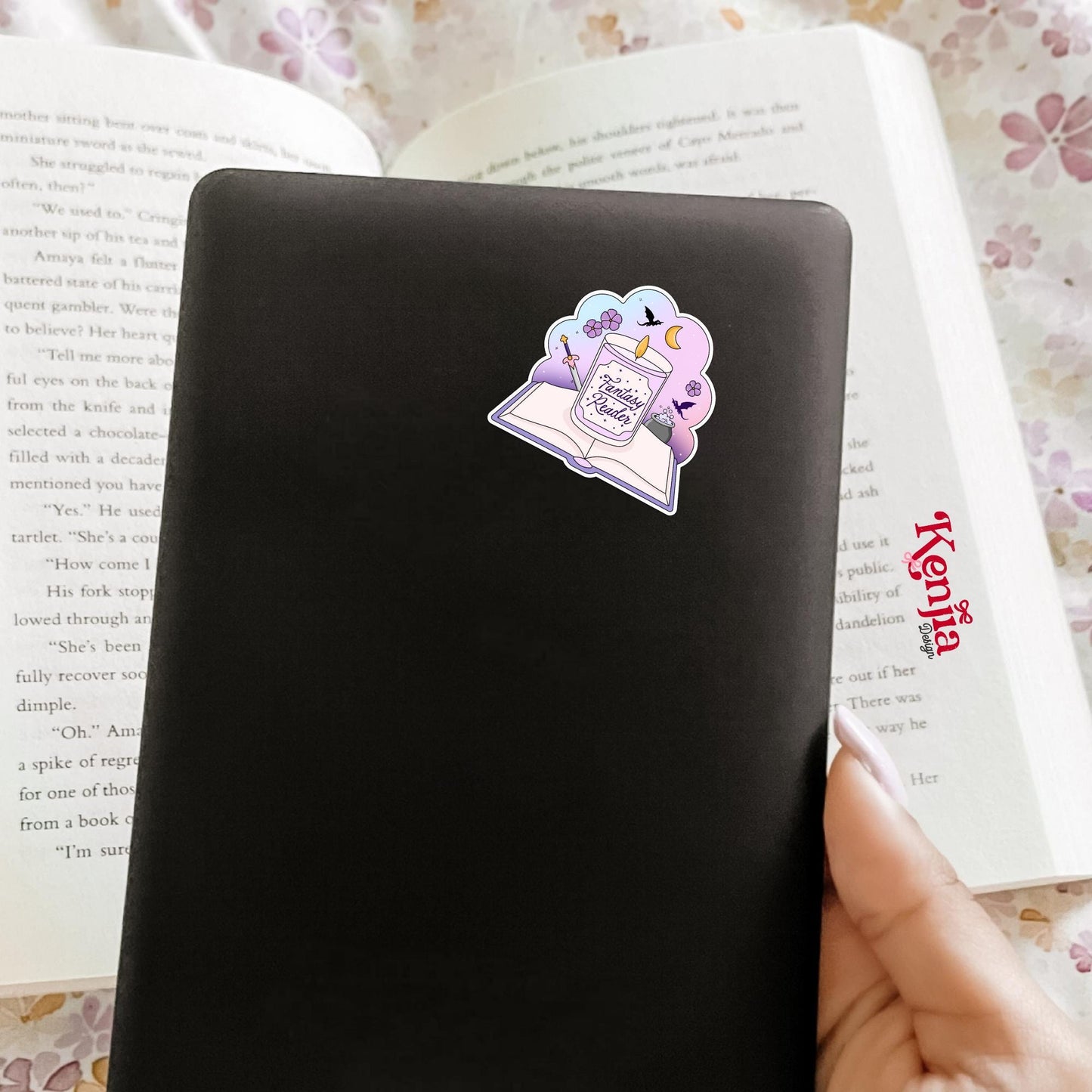Fantasy Reader Stickers / Book stickers / Booktok / Kindle Stickers / Book Lover Gift / Water Bottle Sticker / Cute Dragon Book Stickers