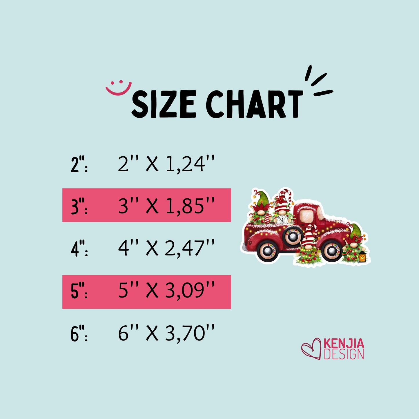 12 Days of Christmas Gnome Stickers  Vintage Red Truck Christmas Deco for Holiday Planner Stickers Gifts, Dishwasher Magnet