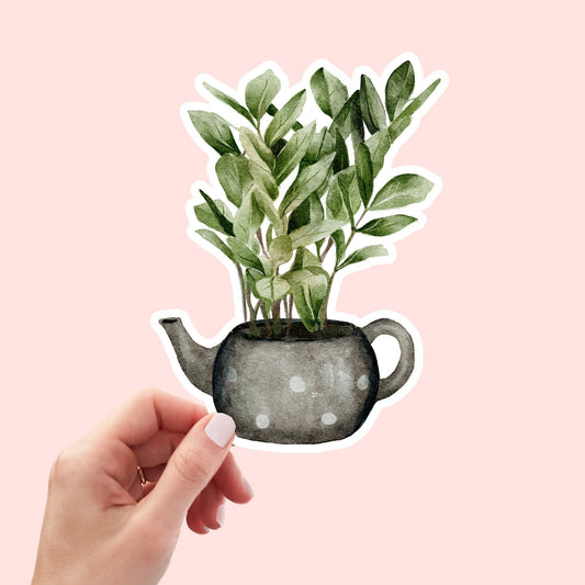 House plants Sticker, Waterproof and Dishwasher Safe Handmade cute Vinyl Sticker for gift, planner, book and laptop stickers