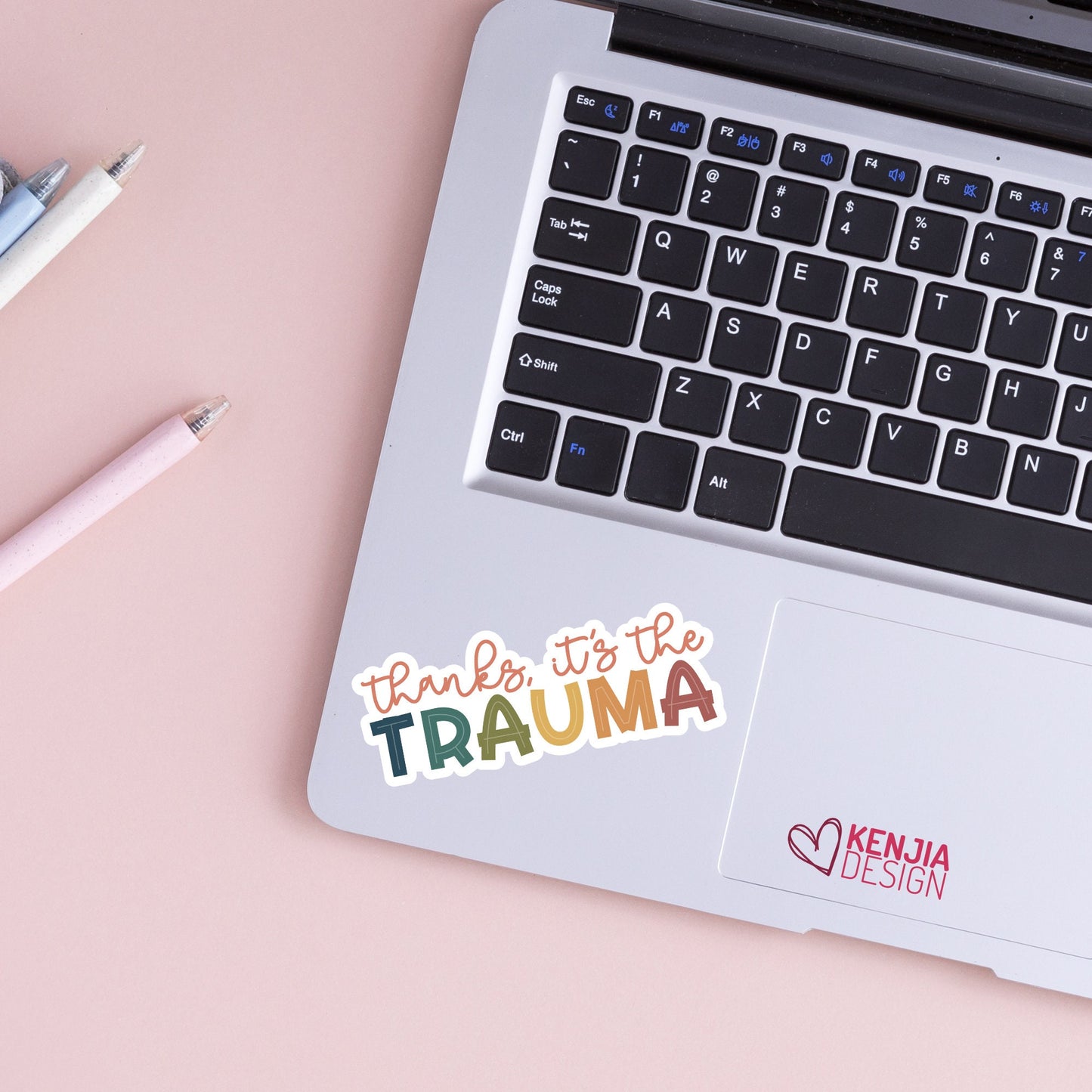 Mental Health Stickers  / Thanks, It's the Trauma / Aesthetic Stickers / Retro Mental Health Matters Waterproof Vinyl Stickers