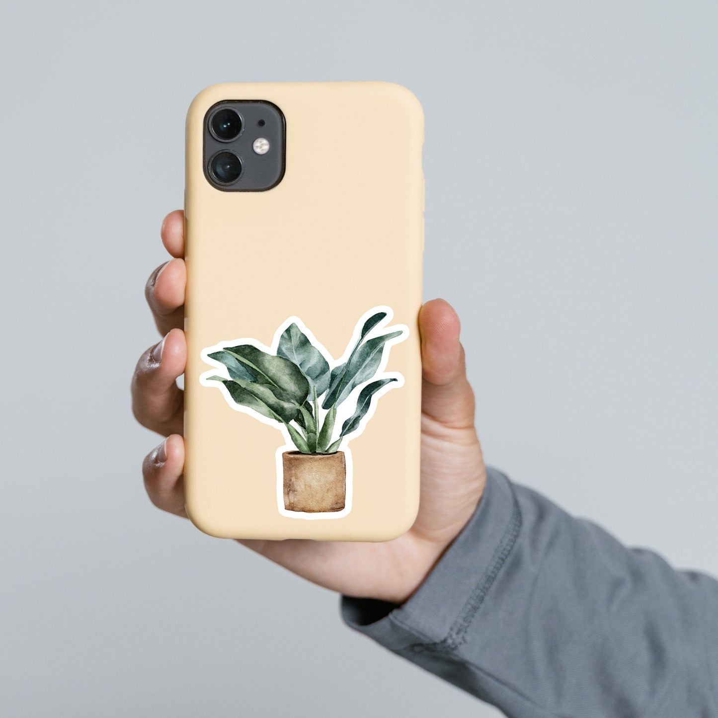 House plants Sticker, Waterproof and Dishwasher Safe Handmade cute Vinyl Sticker for gift, planner, book and laptop stickers