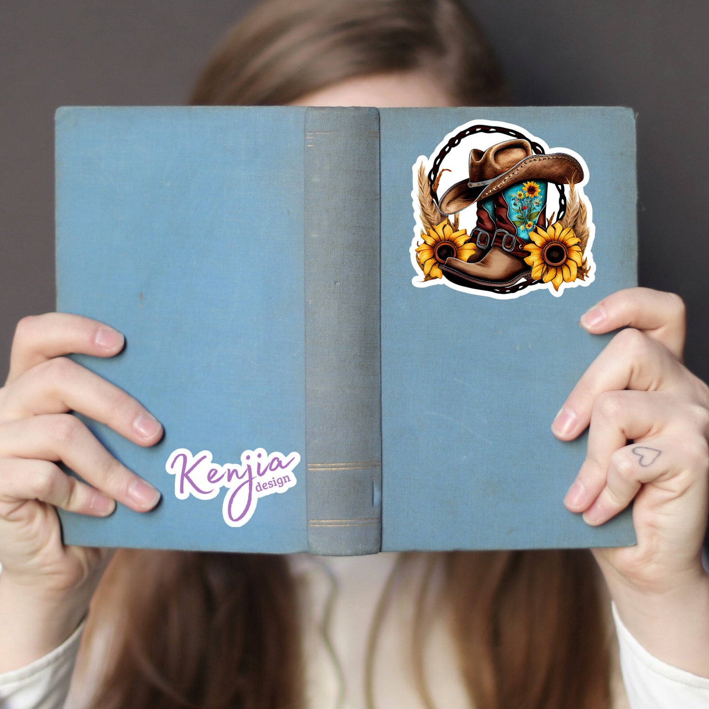 Western Horse Sticker For Water Bottle / Western Boots Stickers and Fridge Magnets For planner, book, Laptop, Kindle stickers